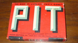 VINTAGE 1962 PARKER BROTHERS PIT CARD GAME COMPLETE IN BOX - $7.43