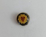 Vintage Colorful Cross In Heart Religious Lapel Hat Pin - $8.42
