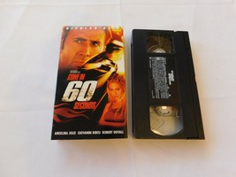 Gone in 60 Seconds VHS 2000 Rated PG 13 Nicolas Cage Angelina Jolie Pre-owned *^ - £10.24 GBP