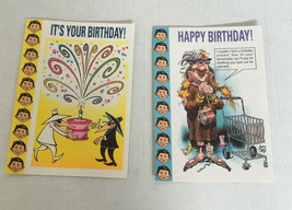 Vintage Gibson greetings brand mad magazine humorous charactors  birthda... - $19.75