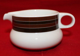 Mid Century Modern Vintage Rosenthal Thomas Germany White Brown Stripes ... - £36.42 GBP