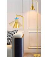 Gold Floor Lamp Modern Standing Vintage Adjustable Living Room Reading L... - £40.46 GBP