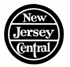 New Jersey Central Railroad Sticker Decal R4912 Railway Train YOU CHOOSE SIZE - $1.45+