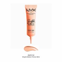 Pack of 3 – NYX Bright Maker Primer – Mini Size – Translucent Finish BMP01M - $9.85