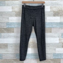 Lou &amp; Grey Apres Ski Pants Gray High Rise Crop Stretch Ponte Knit Womens... - $29.68