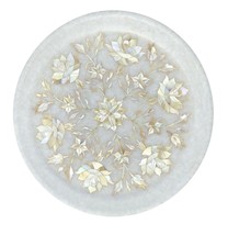 Italian Antique Marble Custom Dining Table Handmade Art Mosaic Inlay Living H389 - £1,990.58 GBP+