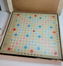 Scrabble No. 71 Deluxe Board Game in Original Box 1957 image 2