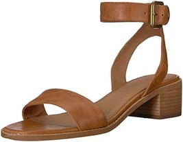 Frye Cindy Camel Brown Leather Ankle Strap Buckle Sandals 7.5 - £52.89 GBP