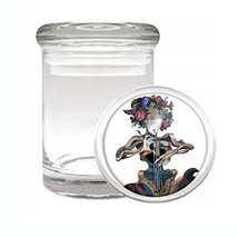 Mother Nature Tree Music Life Em1 Medical Glass Stash Jar 3&#39;&#39; X 2&#39;&#39; Herb And Spi - £6.28 GBP
