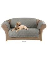 Sure Fit-Microfiber Loveseat Protector Arm-to-arm width, 58&quot;-73&quot; Dark Grey - €32,76 EUR