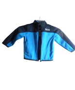 Osh Kosh Baby Size 2T Jacket zip front 2 tone blue Embroidered logo w/ p... - $15.19