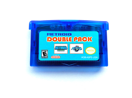 Metroid Fusion &amp; Zero Mission - Double Pack 2 in 1 - GBA Gameboy Advance Custom - £15.97 GBP