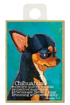  Chihuahua Blk Tan Protective Quirky Dog Fridge Kitchen Magnet NEW 2.5x3... - $5.86