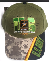 United States US Army Defending Freedom Logo Embroidered Military Hat Ca... - £6.38 GBP