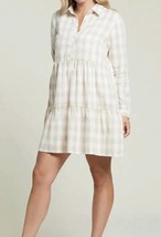 Tribal l/s shirt dress-flax in Flax - size M - £54.05 GBP