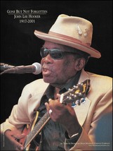 John Lee Hooker 1917-2001 Dean Markley Guitar Strings Tribute advertisem... - $3.60