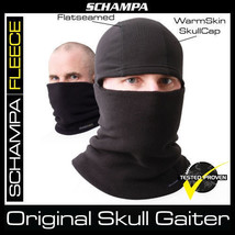 Schampa Warm Skin Skull Gaiter Double Layer Fleece Hat NWT - $14.95