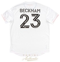 DAVID BECKHAM Autographed Inter Miami CF 2021 Authentic White Jersey PANINI - £1,181.64 GBP
