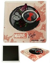 Marvel Cafe Menu Black Widow Black Squid Ink Gratin Inspired Refrigerator Magnet - £6.32 GBP
