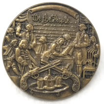 We the People Flintlock Pistol Declaration of Independence Lapel Pin Vintage - £8.89 GBP