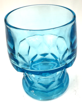Vintage Viking Fenton Glass Colonial Blue Georgian 7oz Tumbler 3 1/2&quot; Tall 1954 - £23.40 GBP