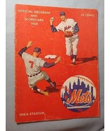 1968 New York Mets Official program and Scorecard vs Houston Astros - £11.06 GBP