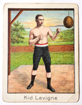 1910 T220 Kid Lavigne Mecca Cigarettes Champion Athlete &amp; Prize Fighters Card - £27.50 GBP