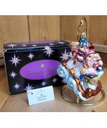 Christopher Radko 2002 Little Gems FAMILY OUTING Glass Christmas Ornamen... - $125.32