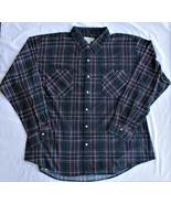 Haband Men&#39;s Cotton Flannel Western Shirt Size 2XL - $31.52 CAD