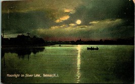 Moonlight on Silver Lake Belmar New Jersey NJ 1909 DB Postcard A5 - £4.30 GBP