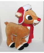 Rudolf the Red-Nosed Reindeer Plush Holiday Greeter 21 Inches - £27.23 GBP