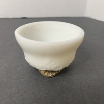 Vintage Dithridge White Milk Glass Vanity Dresser Bowl Cup Or Trinket Dish - £3.89 GBP