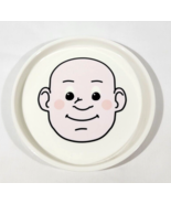 Food Face Fred Plays With His Food Ceramic White Plate - $240.44 MXN