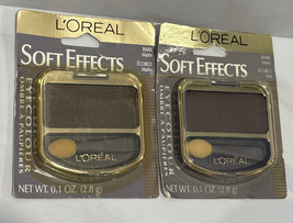 2 L&#39;oreal Soft Effects Eye Color Shadow - Bark Matte - 0.08 oz - £21.06 GBP