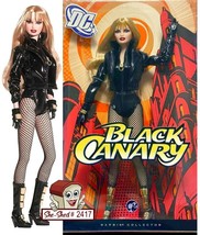 Justice League Black Canary Barbie L9640 Mattel 2008 Barbie new, never opened - $99.95