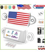 Compact EZ Pass and Toll Tag Holder - Includes 4 Mounting Strips &amp; US Flag - $350.61 MXN