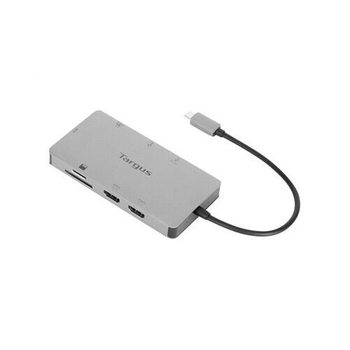 TARGUS DOCK423TT SILVER DUAL HDMI USBC TRAVEL DOCK - $172.53