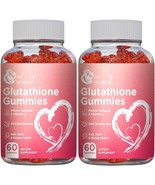 Glutathione Gummies Whitening Natural Antioxidant Collagen Anti Aging (2 Pack) - $22.76