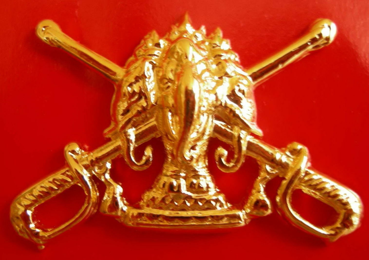 Finance Unit, Thai army Finance corps Soldier metal BADGE PIN Thailand M... - $7.70