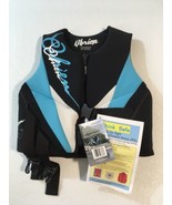 Obrien Women&#39;s Neoprene Life Jacket ~ Hawaiian Blue ~ Ladies Medium￼￼ - $58.20