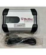 McAfee 500GB Encrypted USB Hard Drive | Not Enrolled | Fingerprint Ready... - $83.16