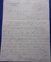Vintage City Of Grand Rapids MI Treasurer’s Office Letter 1907 - $13.67 CAD