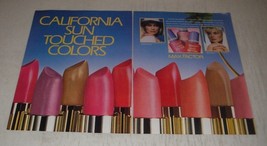 1990 Max Factor Ad - Moisture Rich Lipstick and Diamond Hard Nail Enamel - $18.49