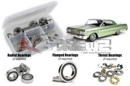 RCScrewZ Rubber Shielded Bearing Kit rer076r for RedCat 1964 Impala Lowrider - £38.88 GBP