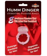 Humm Dinger Vibrating Cockring Magenta - $15.38 CAD