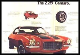 1972 Chevy Camaro, Z28 Sales Brochure MINT Original 72 - $14.36