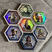 Star Wars Topps Galactic Connexion Lot Of 7 Pcs.  As Shown - £11.69 GBP