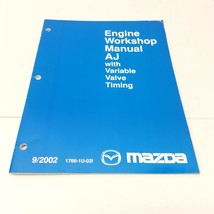 2002 Mazda AJ Variable Valve Timing Factory Engine Workshop Repair Manual - £19.10 GBP