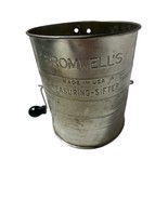 Vintage Bromwell’s Metal Measuring 3 Cups Flour Sifter W/Black Wood Knob... - $247.91 MXN