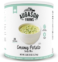 Augason Farms Creamy Potato Soup Mix #10 Can Emergency Long Term Food 2 Lbs 13oz - £34.95 GBP